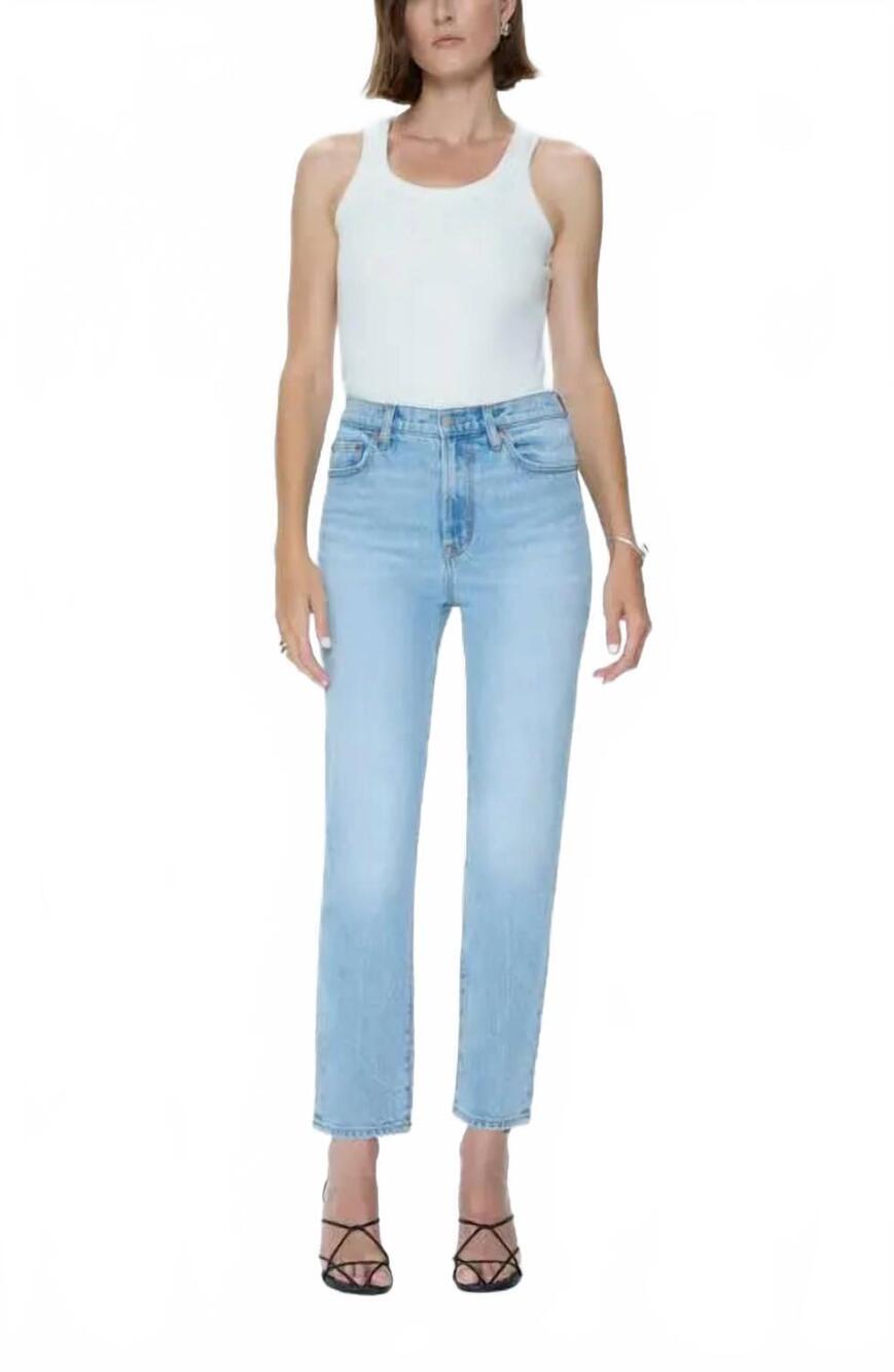 NEW PISTOLA bri ankle high rise slim straight jean in day off